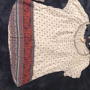 Peasant short sleeve shirt